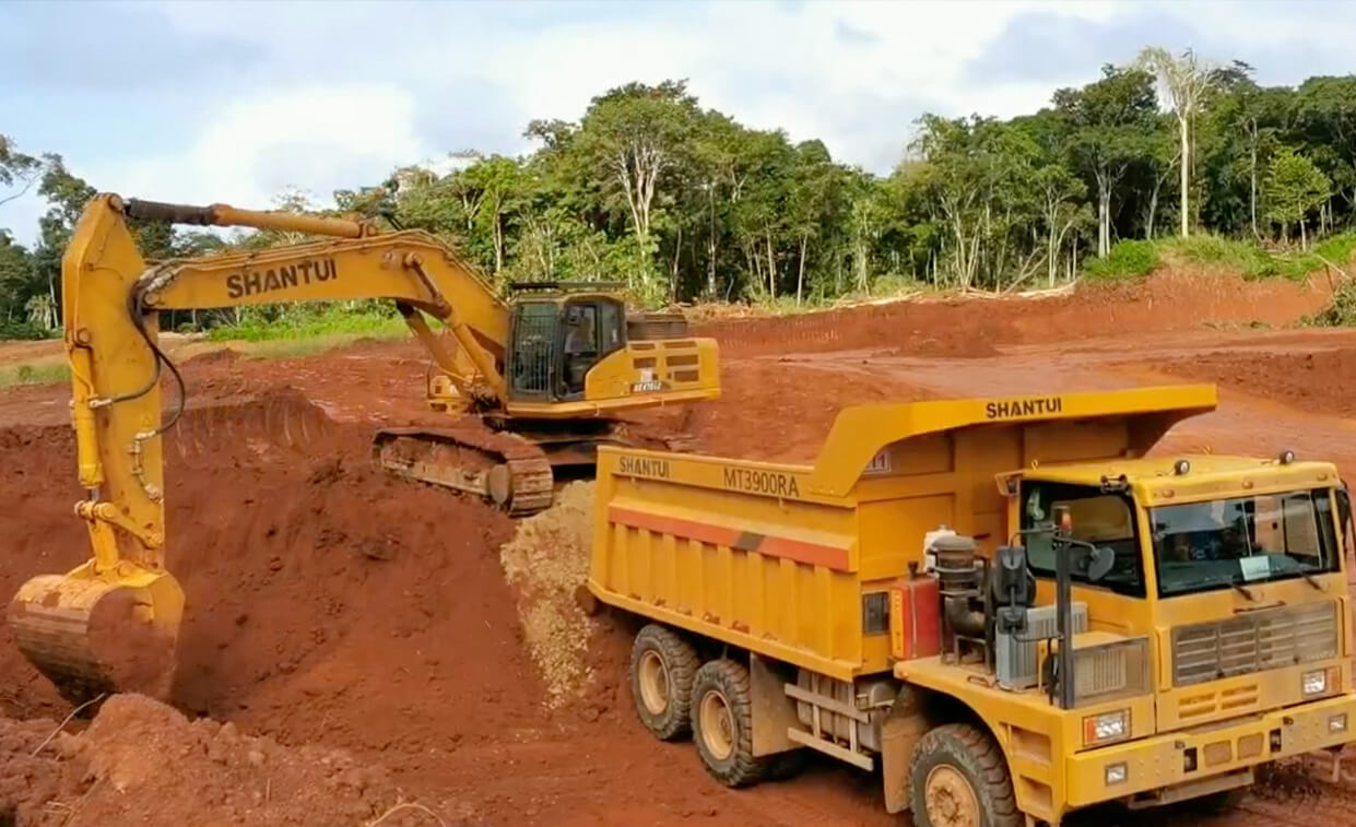 Shantui Mining Truck in Latin America